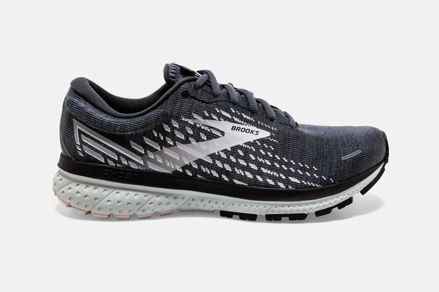 Brooks Ghost 13 Road Löparskor Dam - Svarta/Silver - 9018-WBYQT